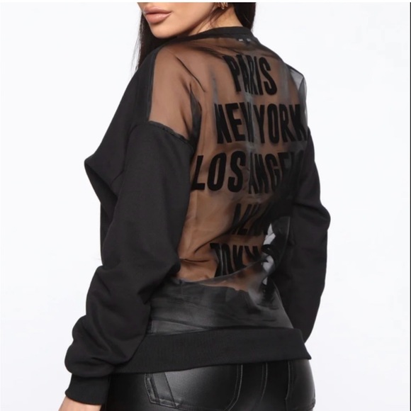 Fashion Nova Bucket List Sweater - Picture 3 of 3